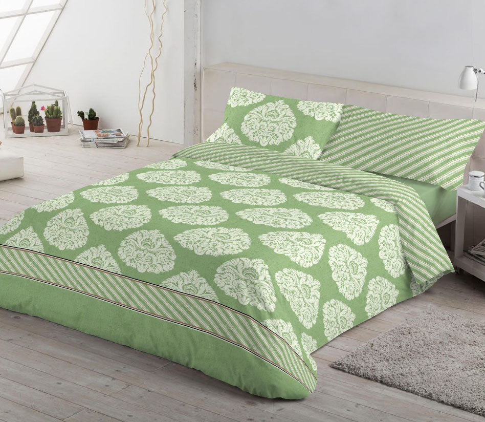 3 Pcs Beautiful King Size Cotton Bed Sheet Set