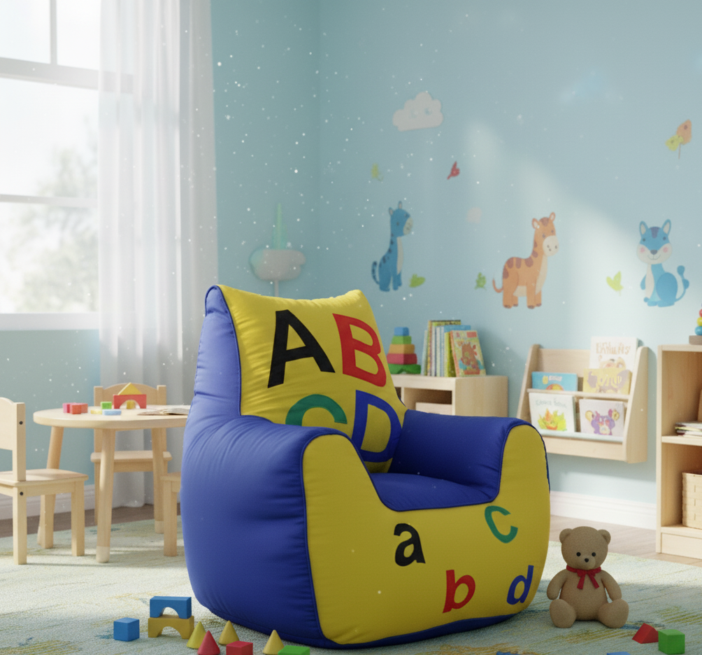ABCD Cozy Kids Bean Bag