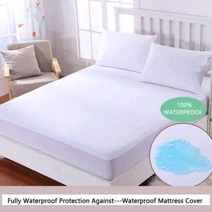 WATERPROOF ANTI SLIP MATRESS PROTECTOR COVER FOR DOUBLE KING SIZE BED