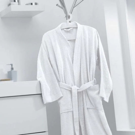White Egyptian Cotton Bathrobe