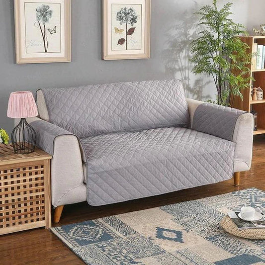 Silver 6 Seater Sofa Cover Set