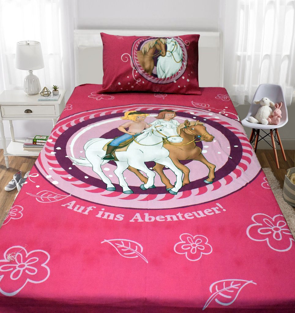 Hot Pink Princes Single Girls Room Bed Sheet