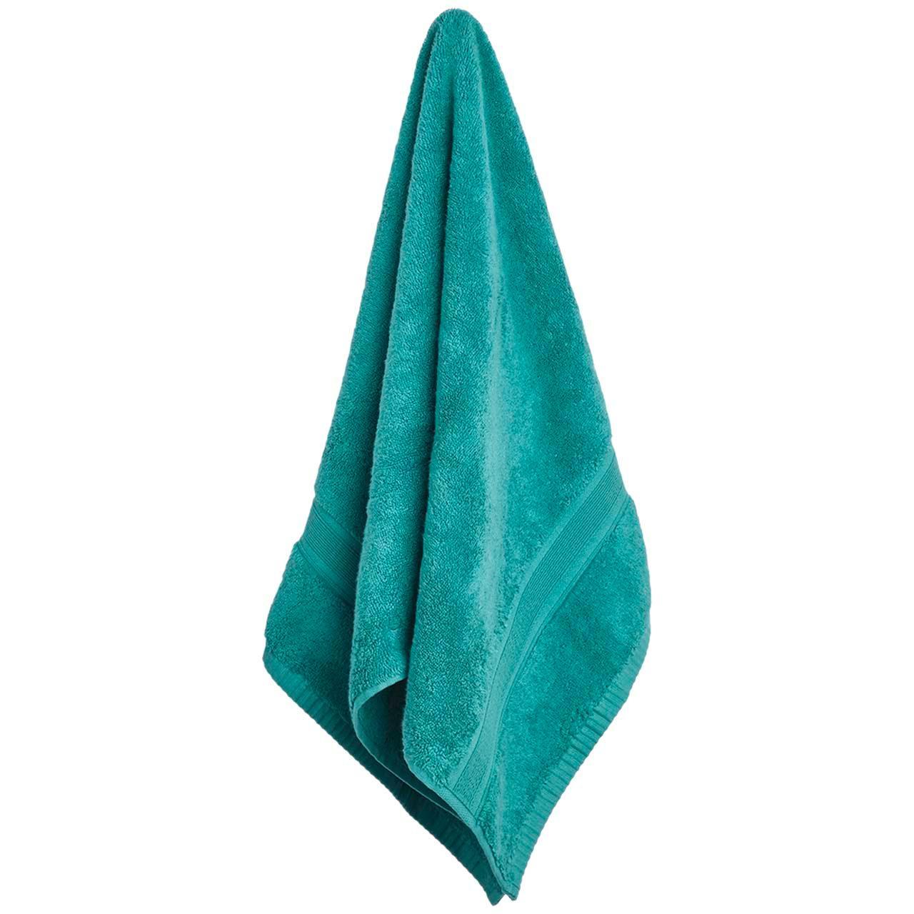 Teal Super Soft Pure Cotton Antibacterial Bath Towel