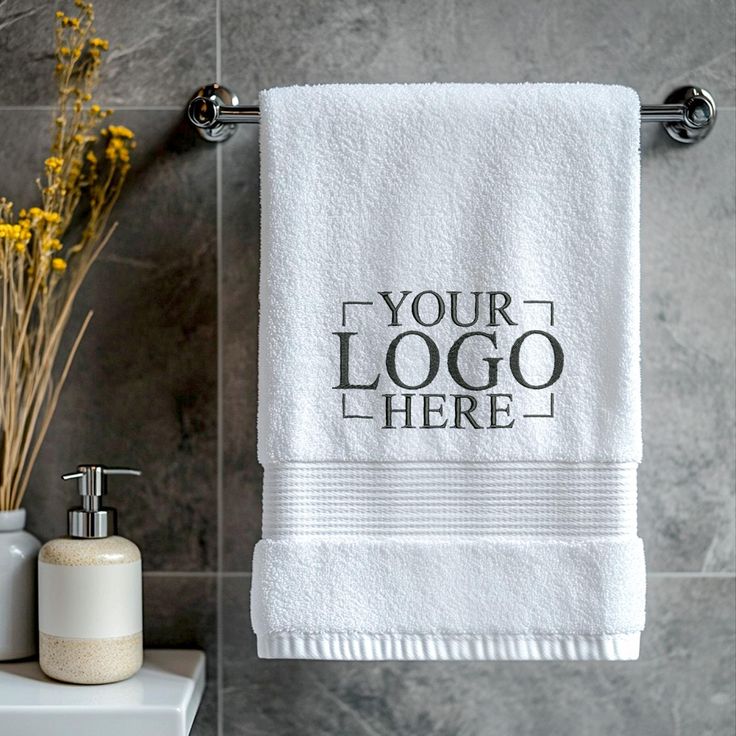 Personalized Logo Bath Towel