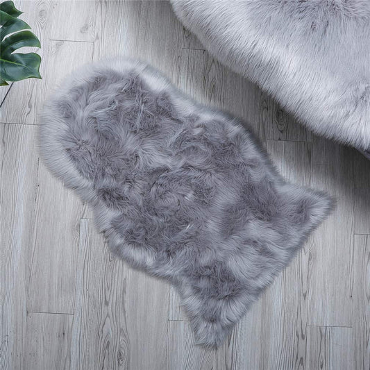 Fluffy Faux Sheep Rug Soft Mat For Living Room