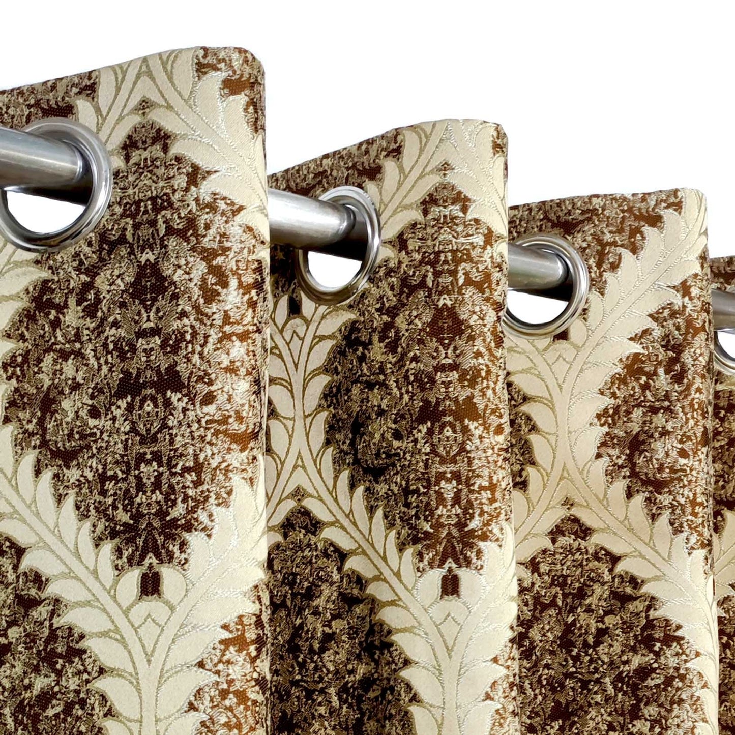 Viscose Ready Made Eyelet Curtain