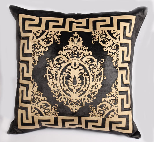 Luxury Black Velvet Cushion Cover