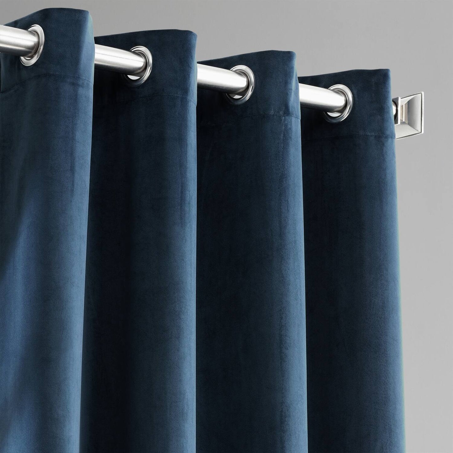 High Quality Velvet Eyelet Curtains