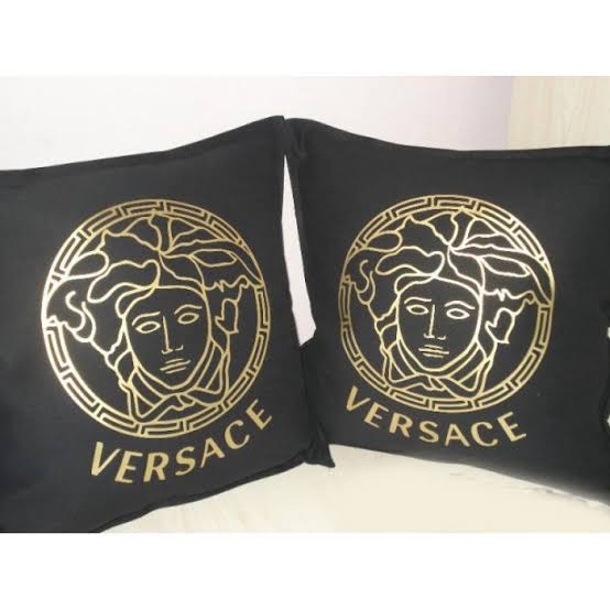 Versace Black Cushion Cover - Pack of 2