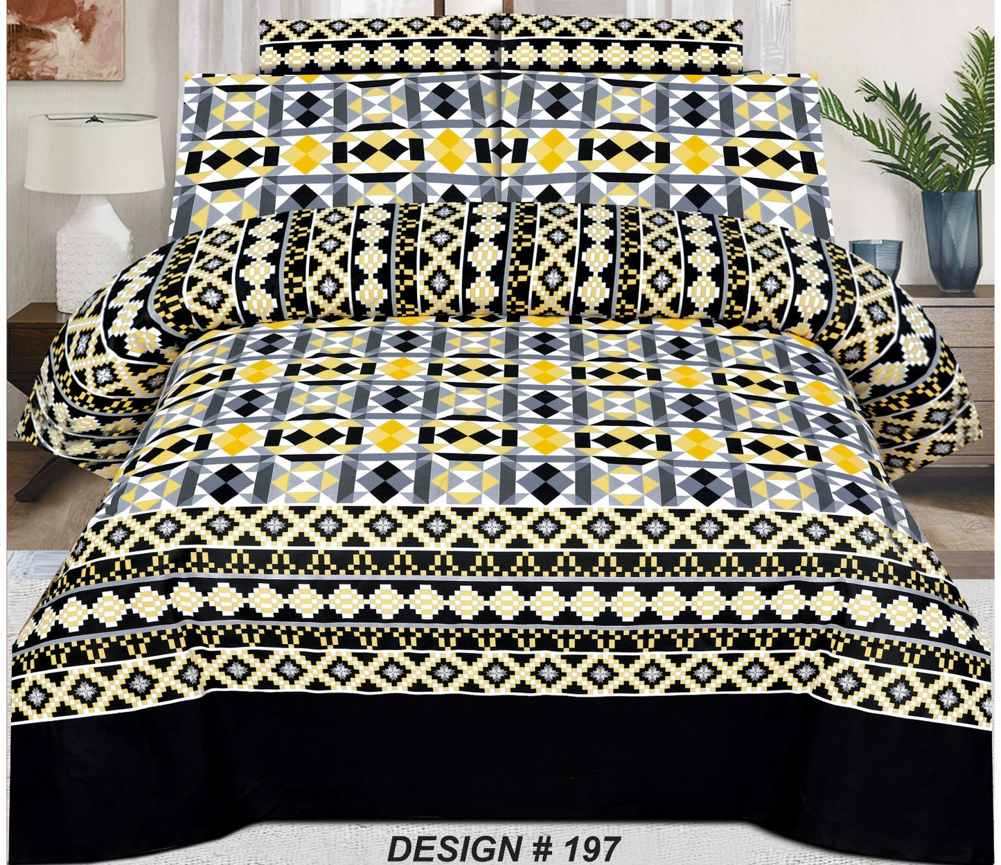 6 Pc's Cotton Comforter Set