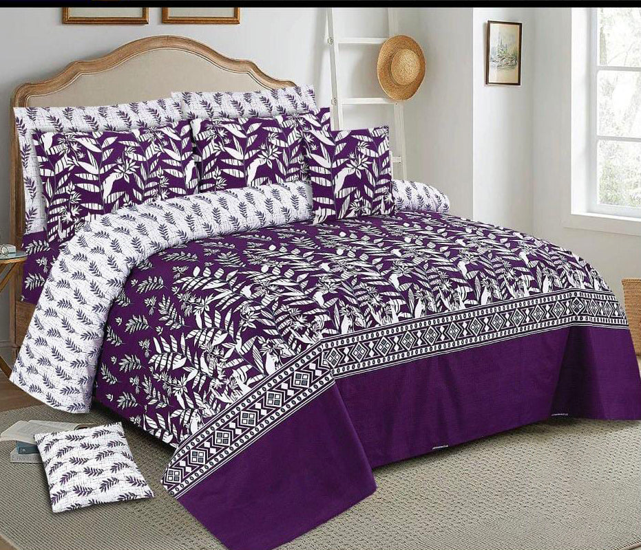 Elegant & Soft 3 Pc’s Cotton Bed Sheet Set