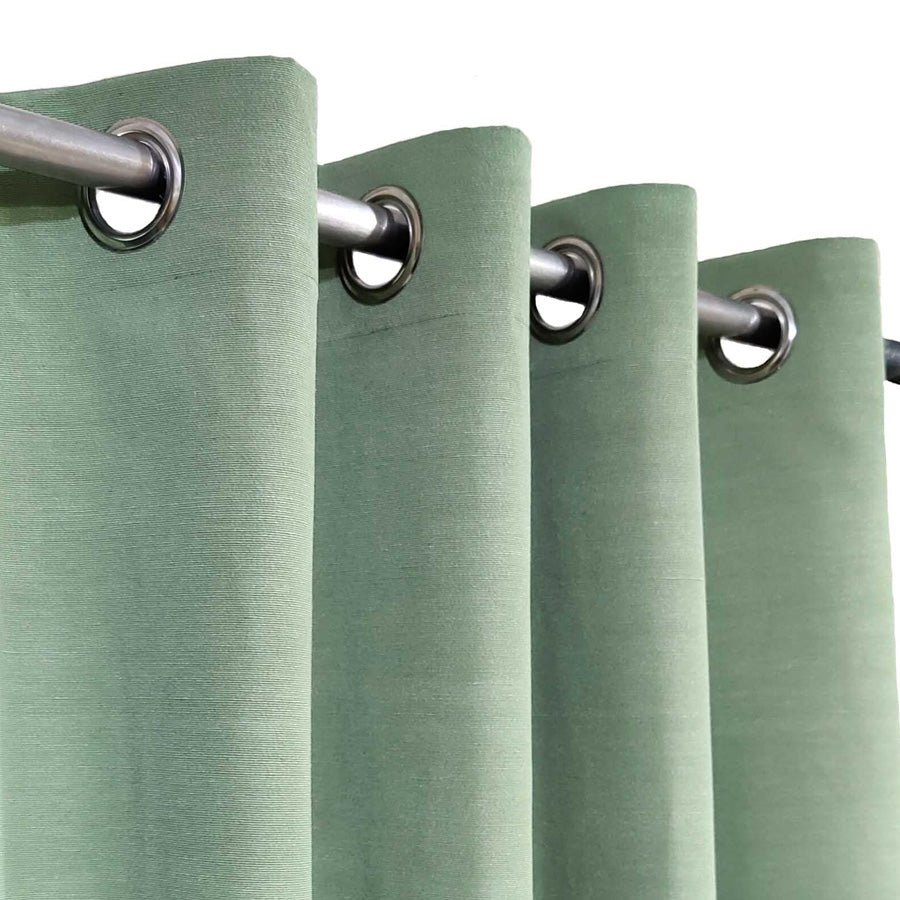 Light Green Duck Cotton Curtain