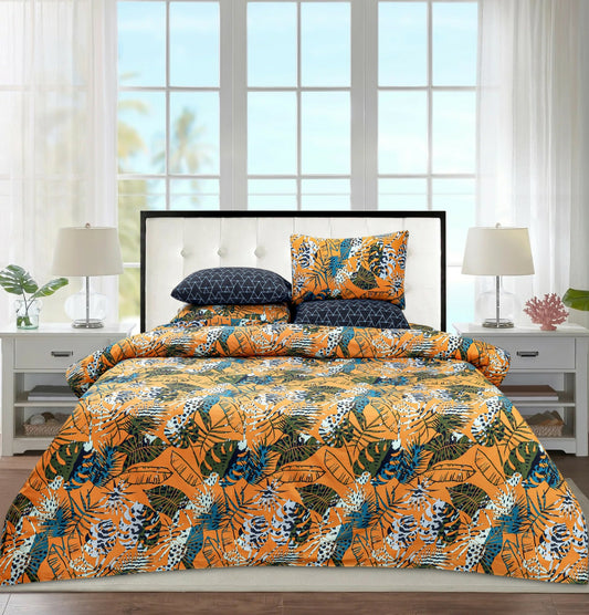 Export Quality Cotton Bed Sheet & Comforter Set