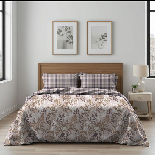 King Size Cotton Bedsheet Set – Soft & Comfortable