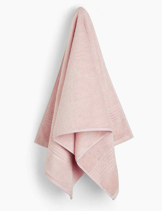 Pink 100% Cotton Bath Towel