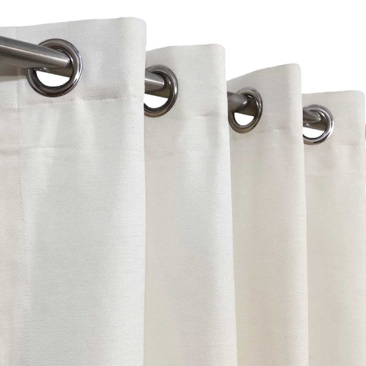 White Plain Duck Cotton Curtain