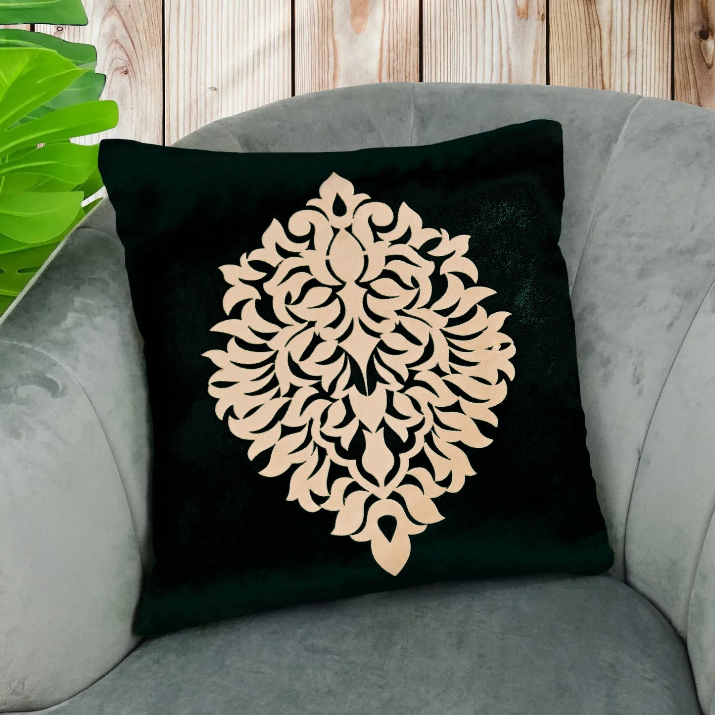 Black Velvet Cushion Cover