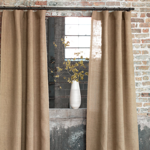 Plain Jute Curtain